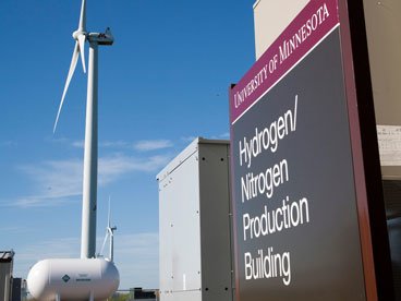 Hydrogen nitrogen production building